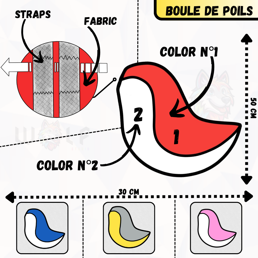 Modèle "BOULE DE POILS"
