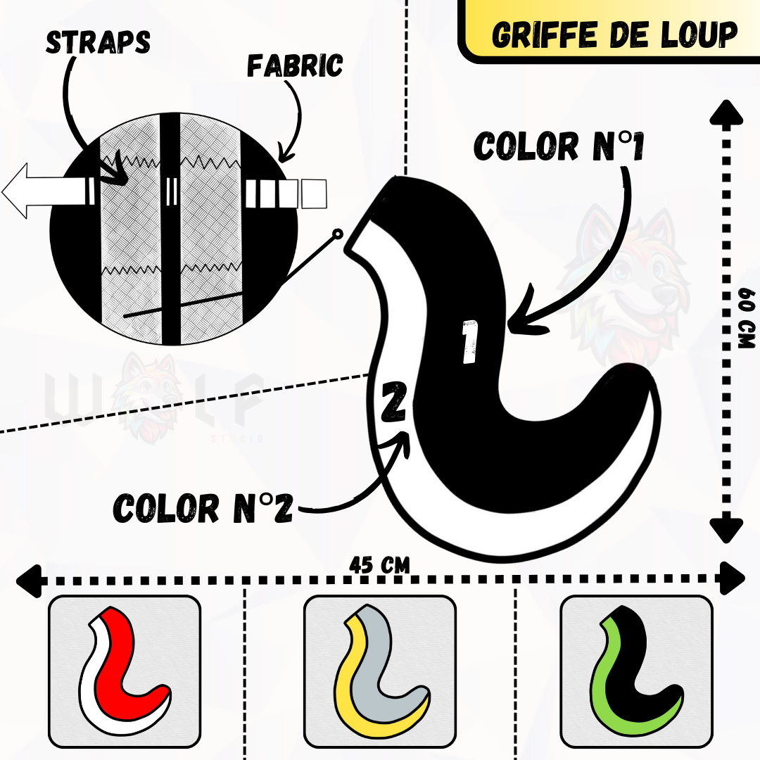 Modèle "GRIFFE DE LOUP"