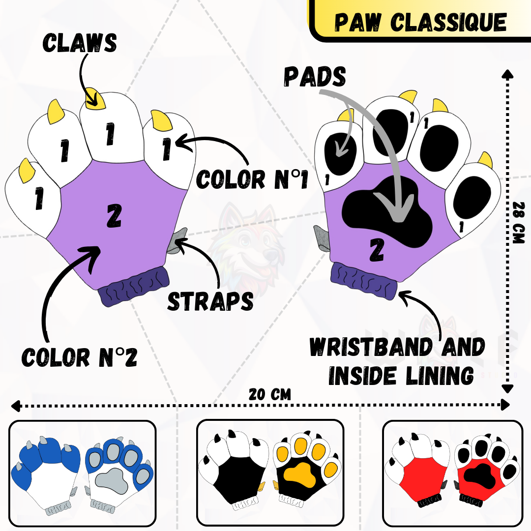 Modèle "PAWS CLASSIQUE"