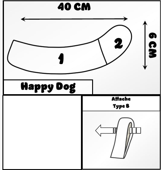 Modèle "HAPPY DOG"