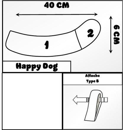 Modèle "HAPPY DOG"