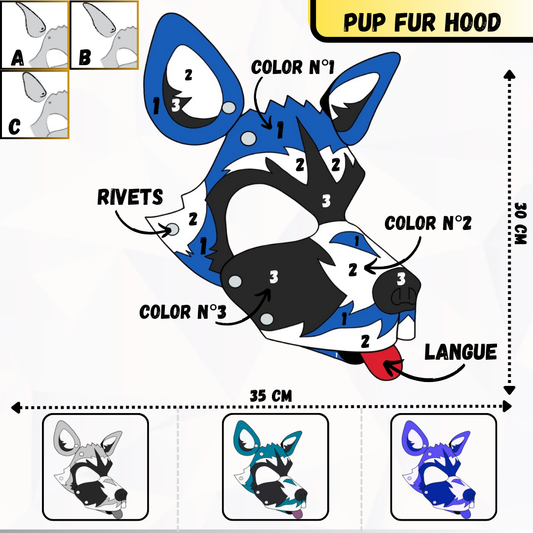 Fur Hood by Ghost Lykoï