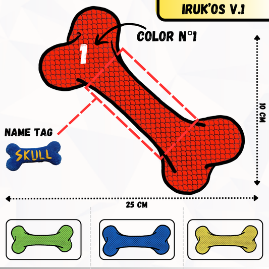 Peluche os unicolore by Iruka