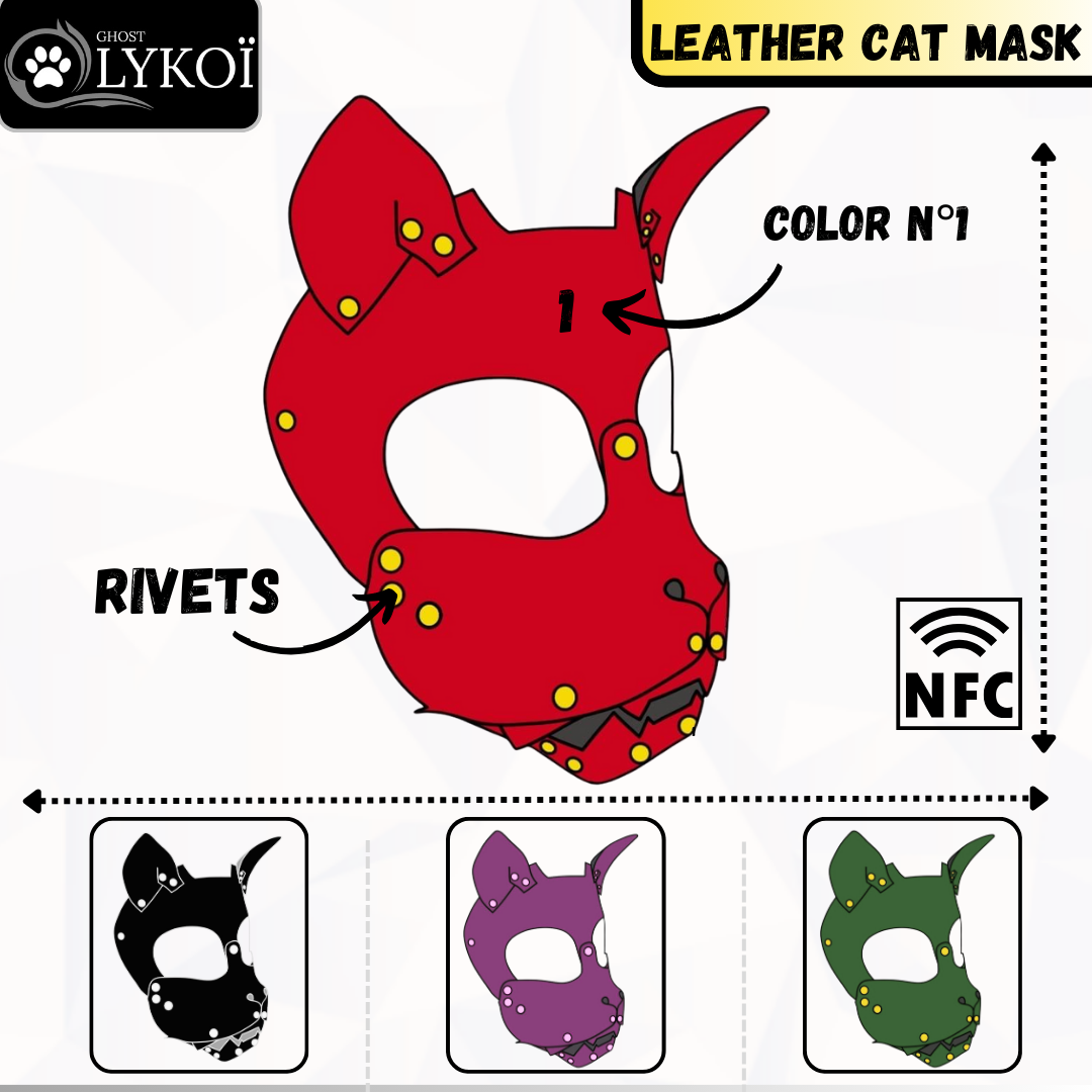 Leather Mask ZOAN "CAT"