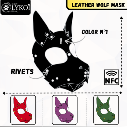 Leather Mask ZOAN Type "WOLF"